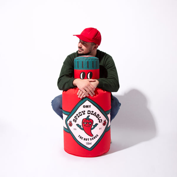 GIANT INFLATABLE CUSHIONS - SPICY DIABLO