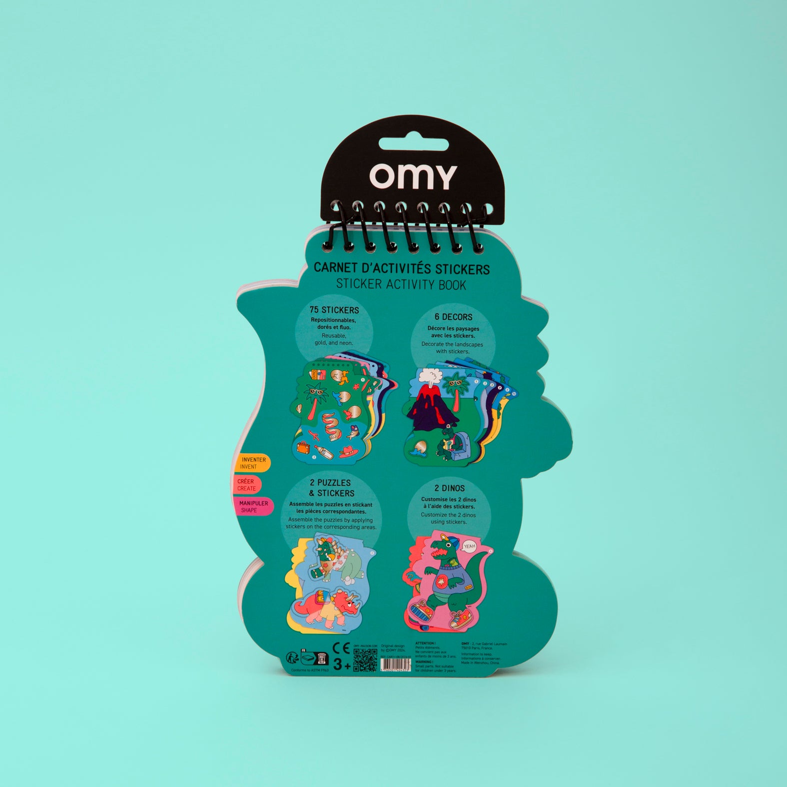 STICKER ACTIVITY BOOK - DINOS