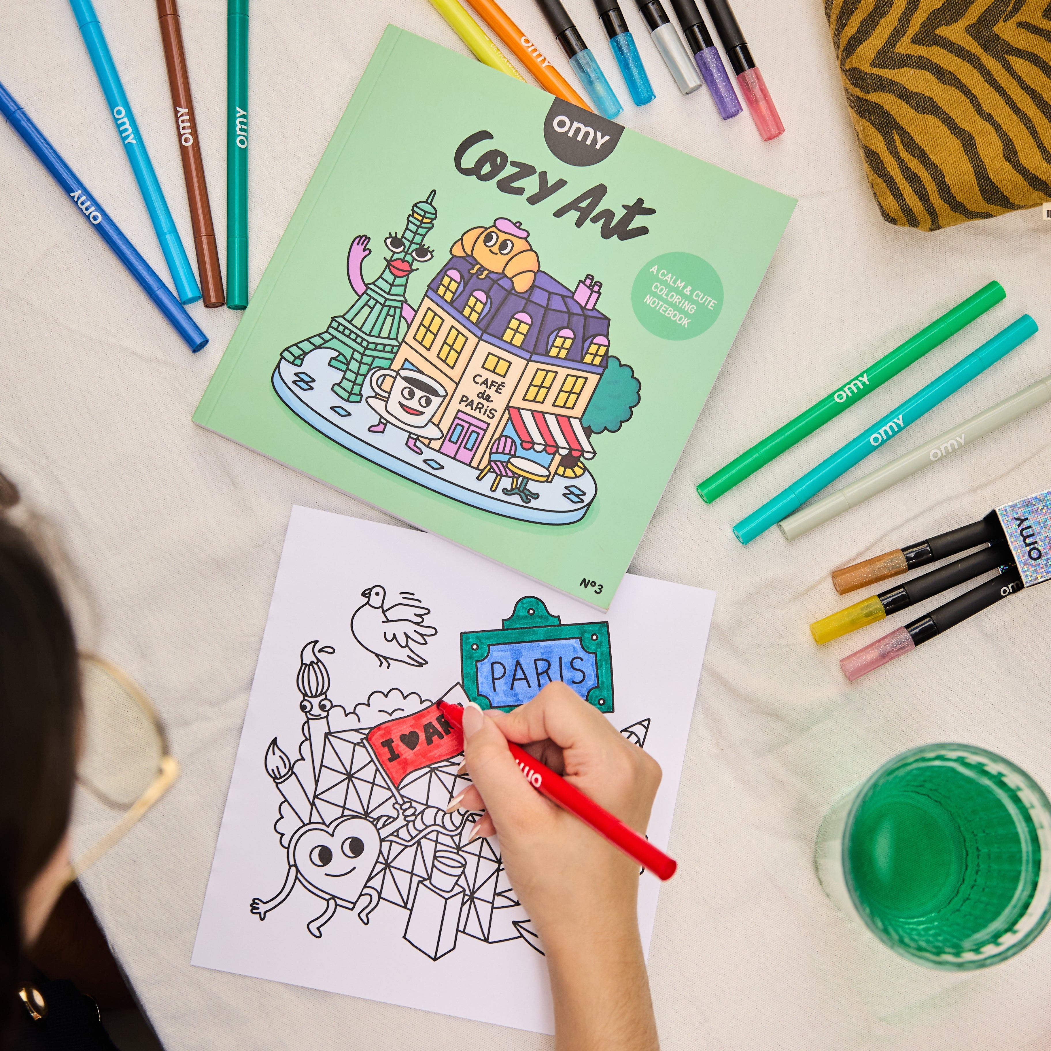 COZY ART COLORING BOOK - PARIS
