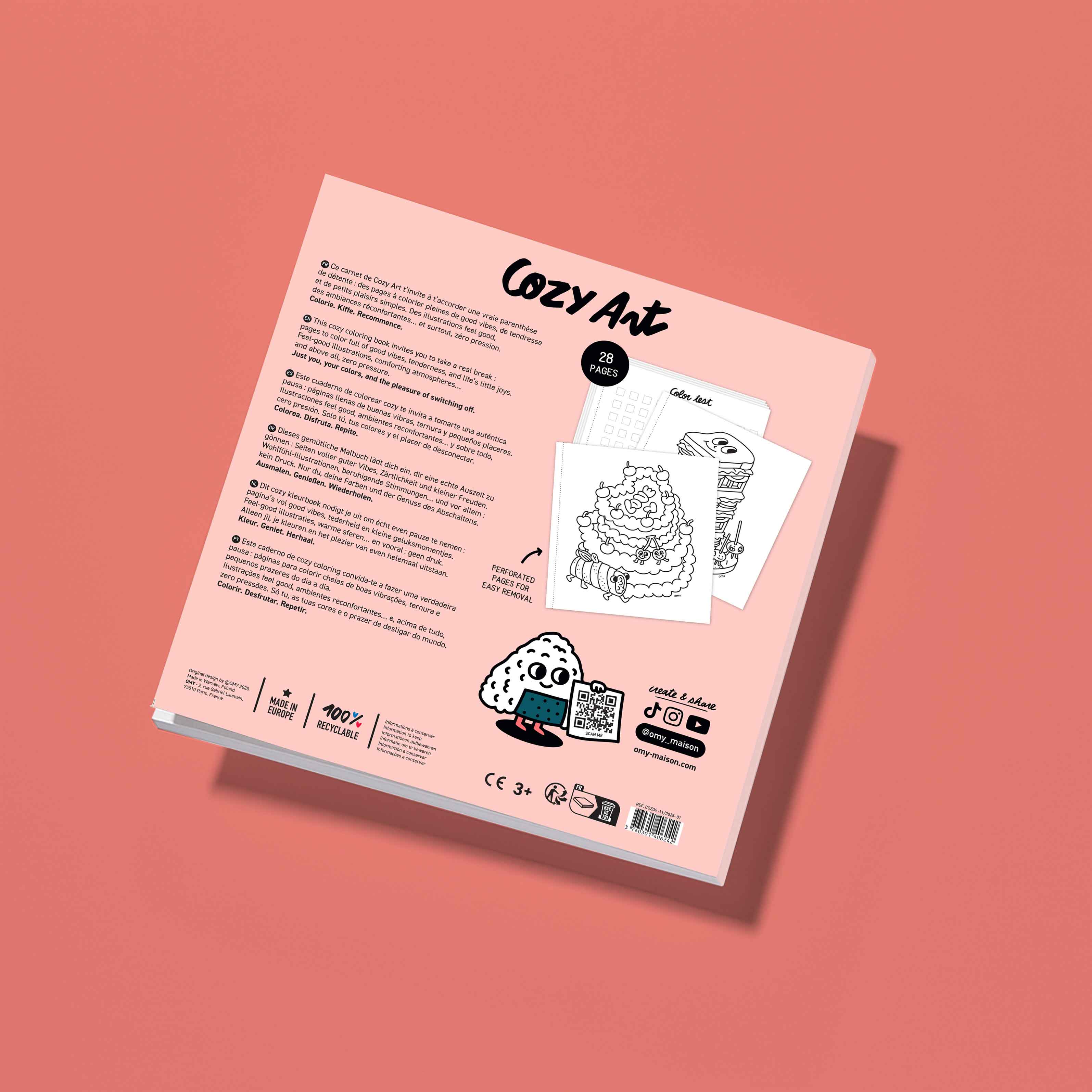 BUNDLE - 24 COZY ART - 4 thèmes