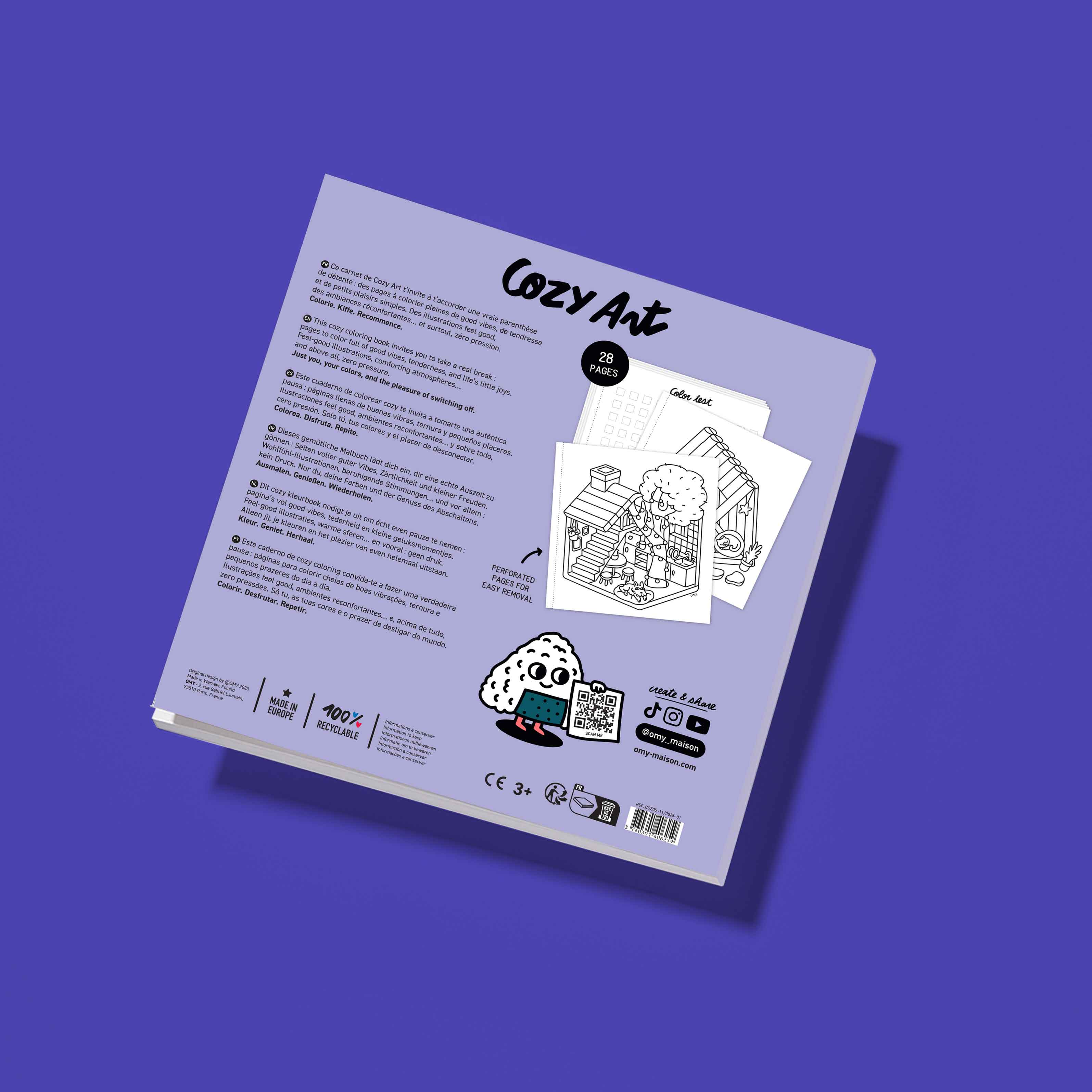 BUNDLE - 24 COZY ART - 4 thèmes