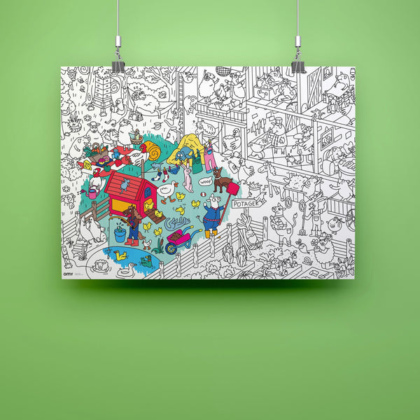 Crazy Farm - Giant poster