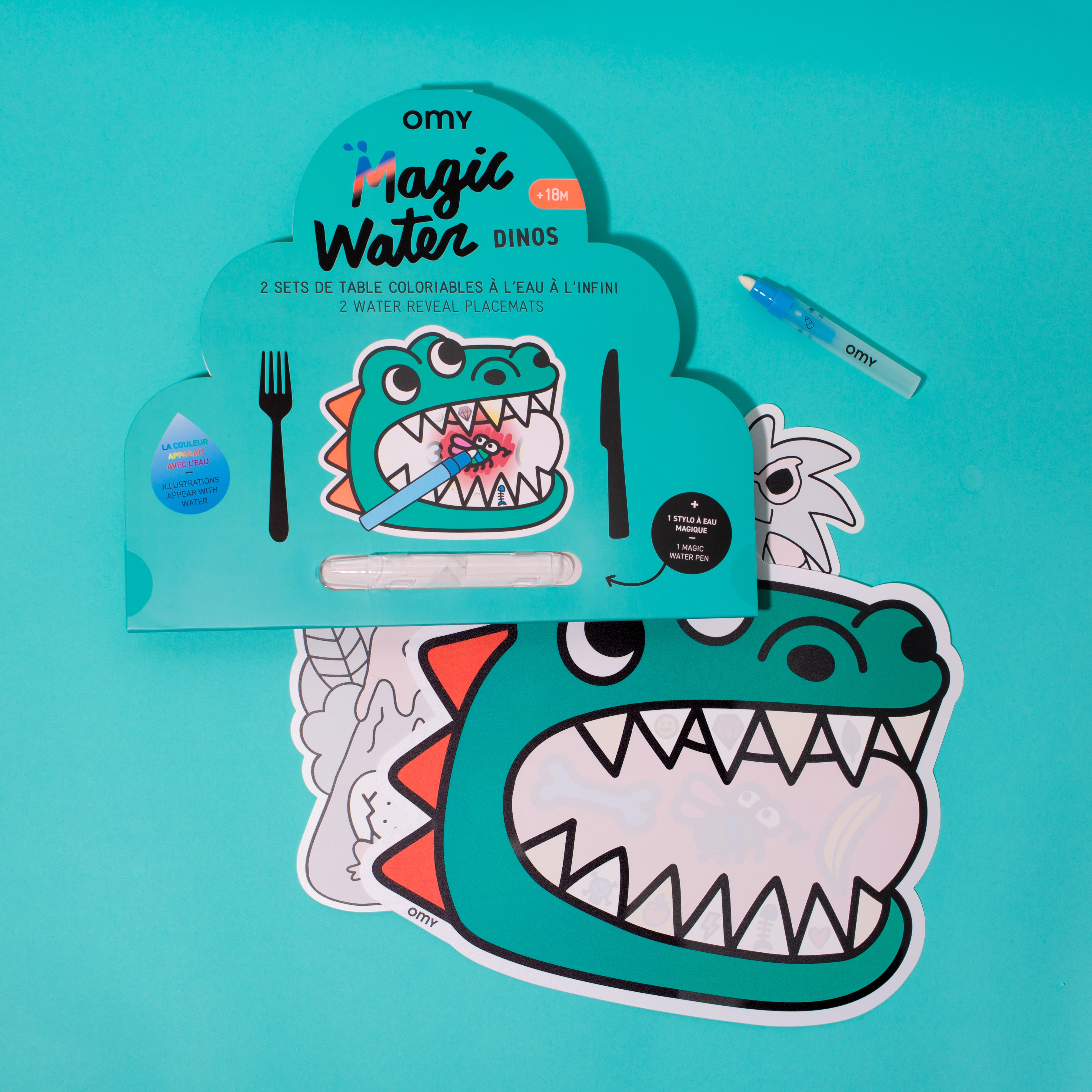 2 sets de table magique - Dinos