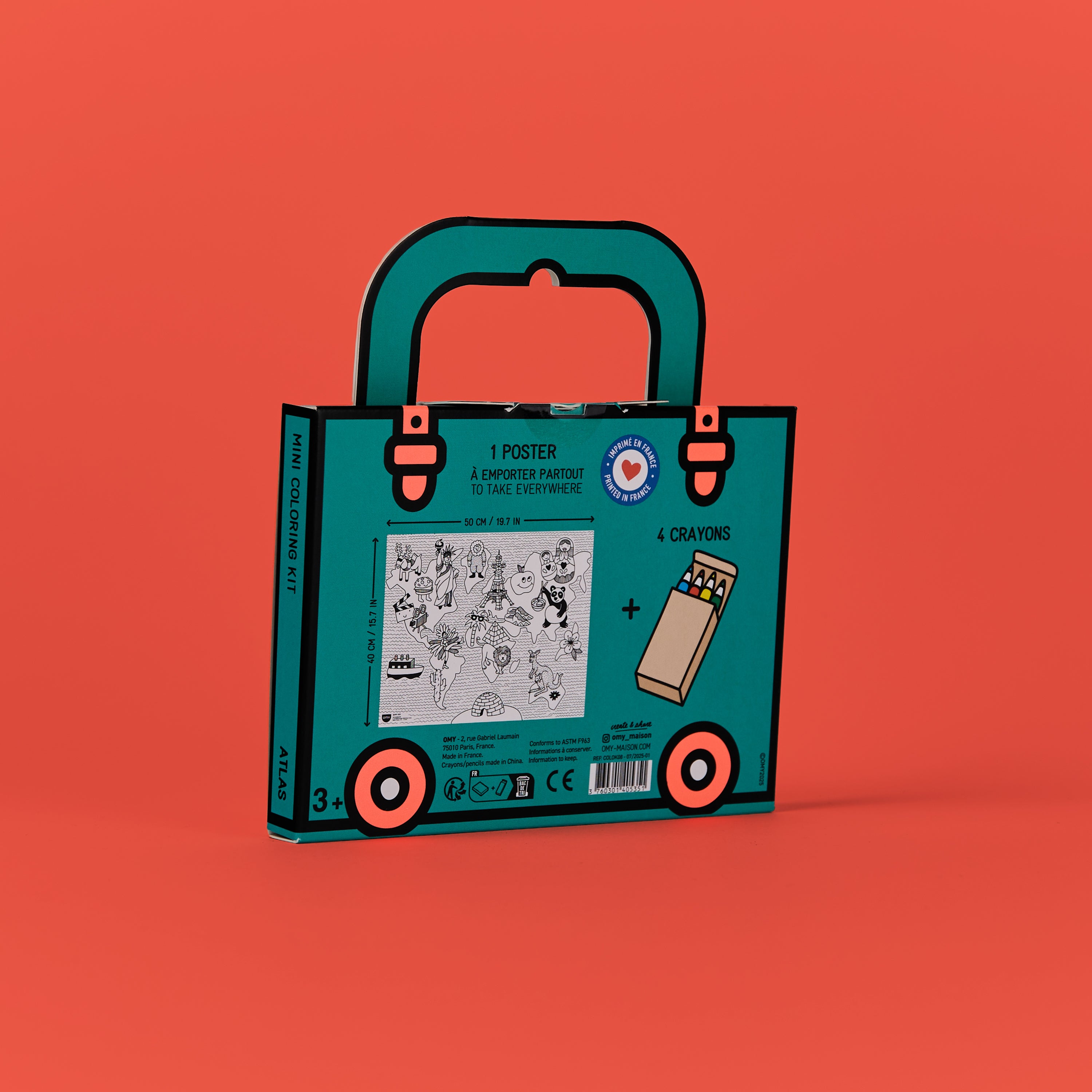 POCKET COLORING - ATLAS