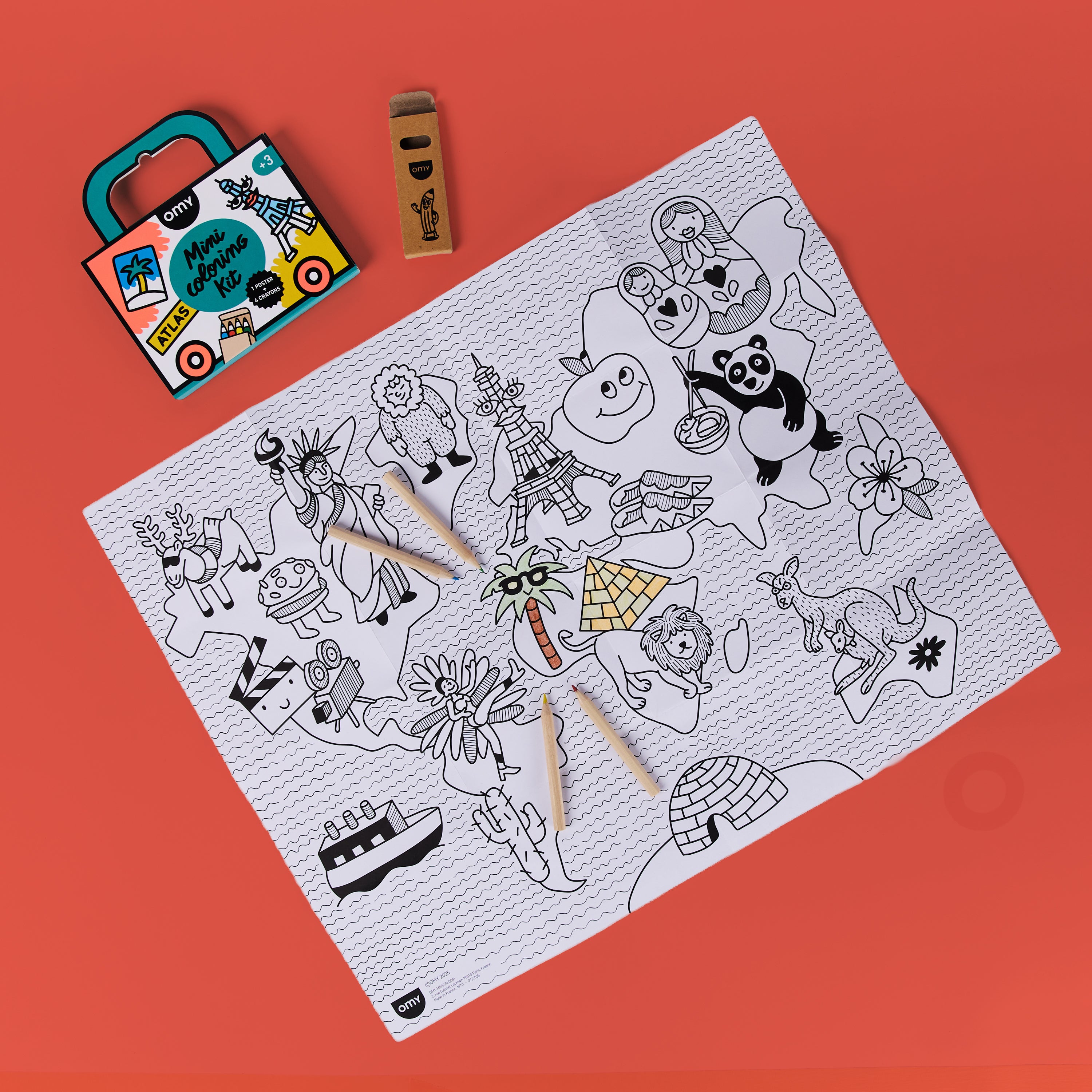 POCKET COLORING - ATLAS