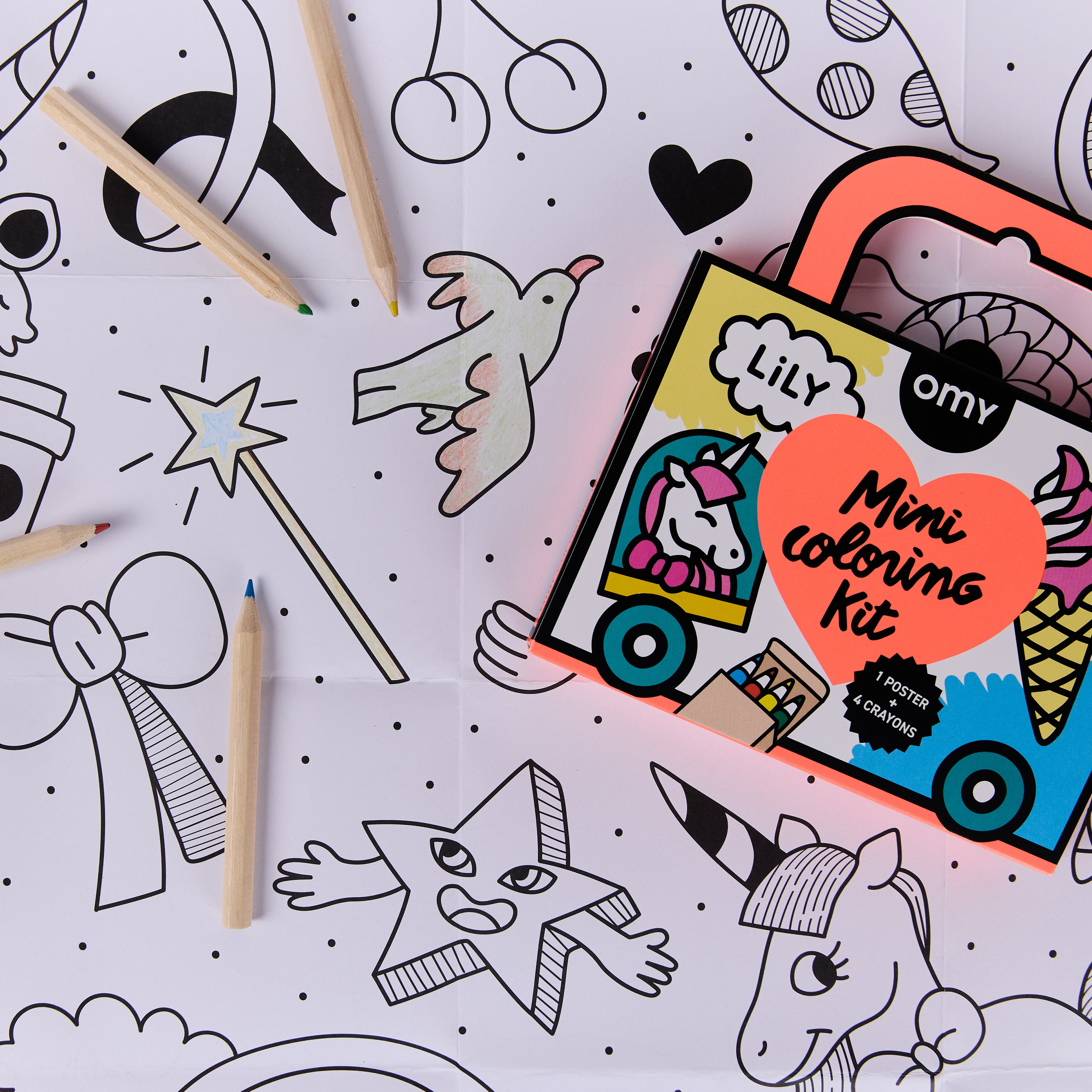 POCKET COLORING - LILY