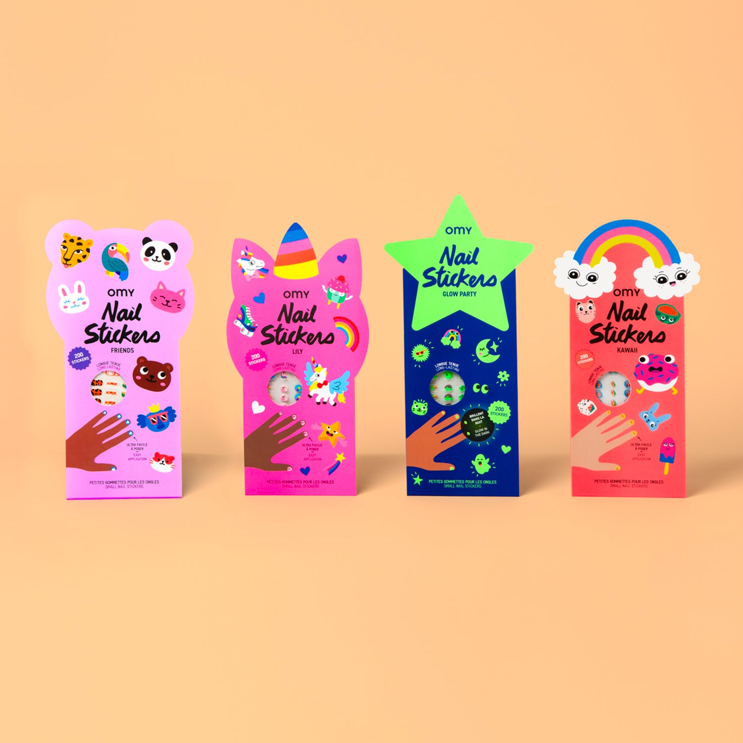 BUNDLE - 48 Nail Stickers