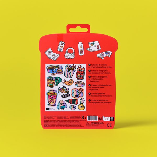 FABULOUS STICKERS - BIG - NOODLE