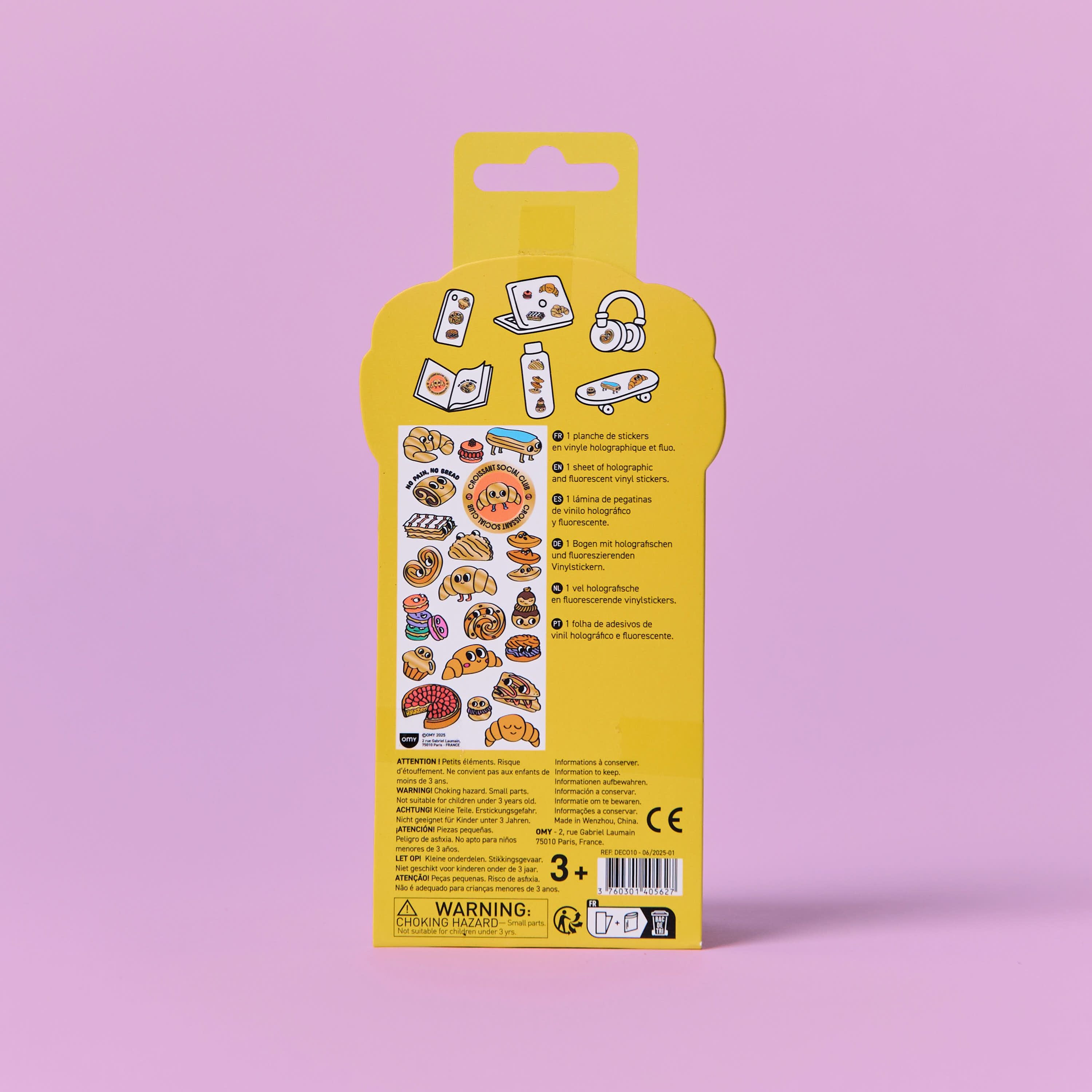 FABULOUS STICKERS - ICONIC - CROISSANT