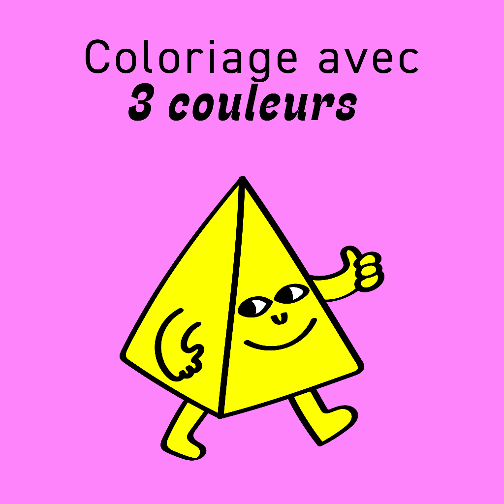 Coloriage avec 3 couleurs