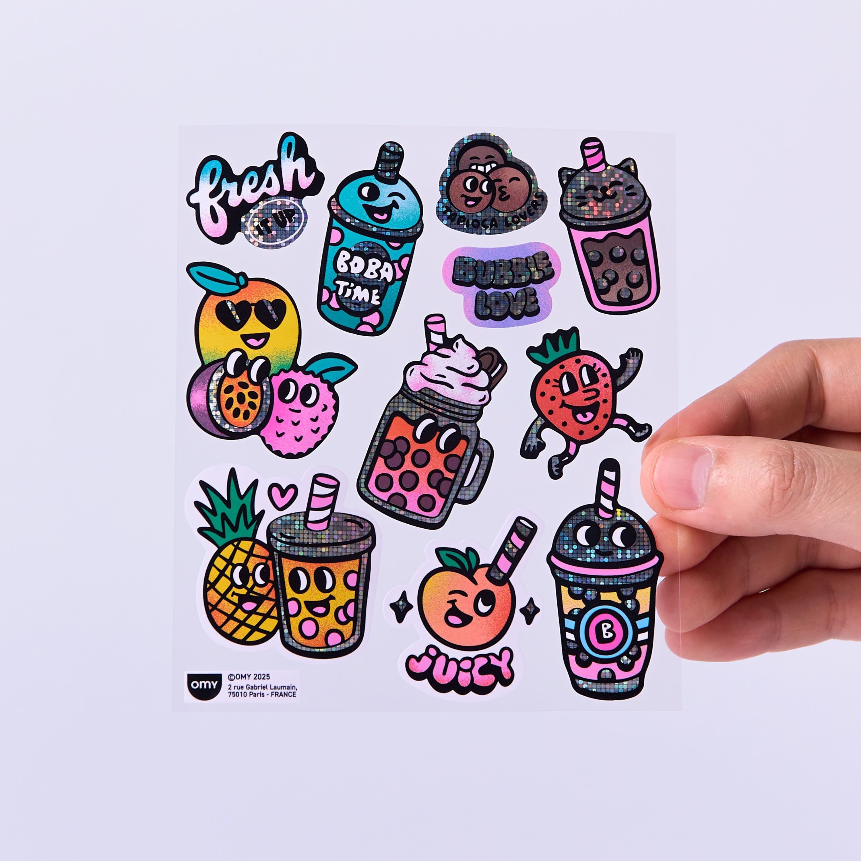 FABULOUS STICKERS - BIG - BUBBLE TEA