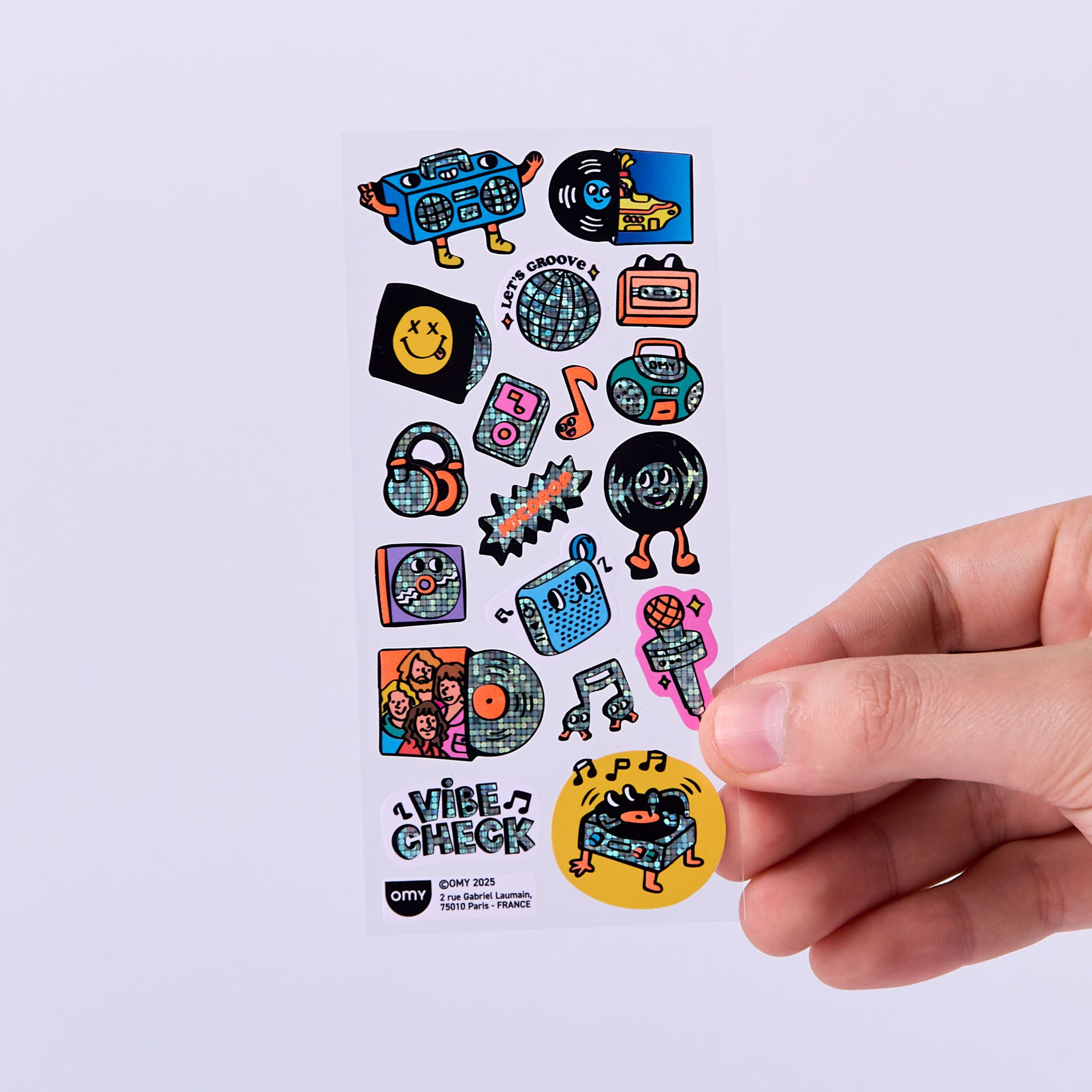 FABULOUS STICKERS - ICONIC - MUSIC