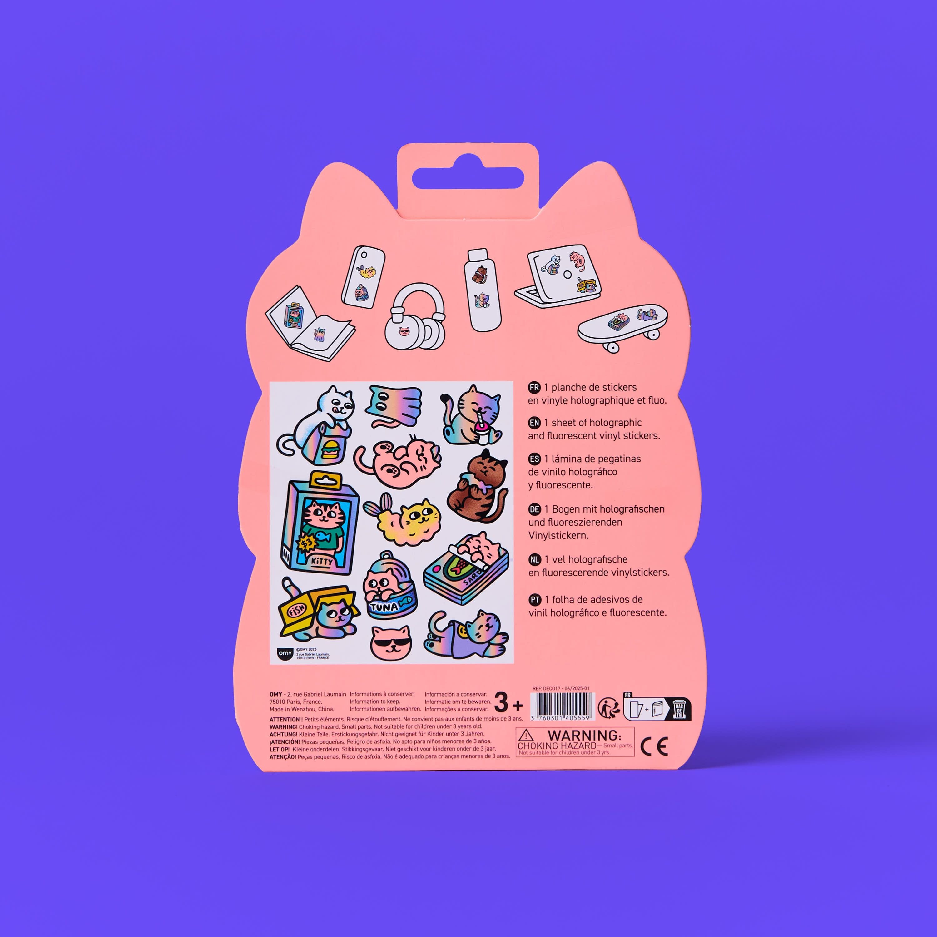FABULOUS STICKERS - BIG - KITTY