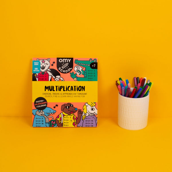 POSTER GEANT EDUCATIF - Multiplication