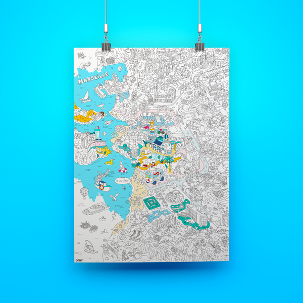 Marseille - Giant poster
