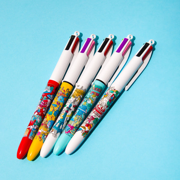 Set of 5 Cities pens - pens