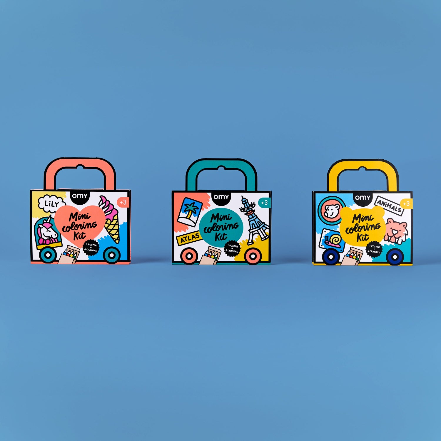 Assortiment de 18 Coloring Pocket + PLV