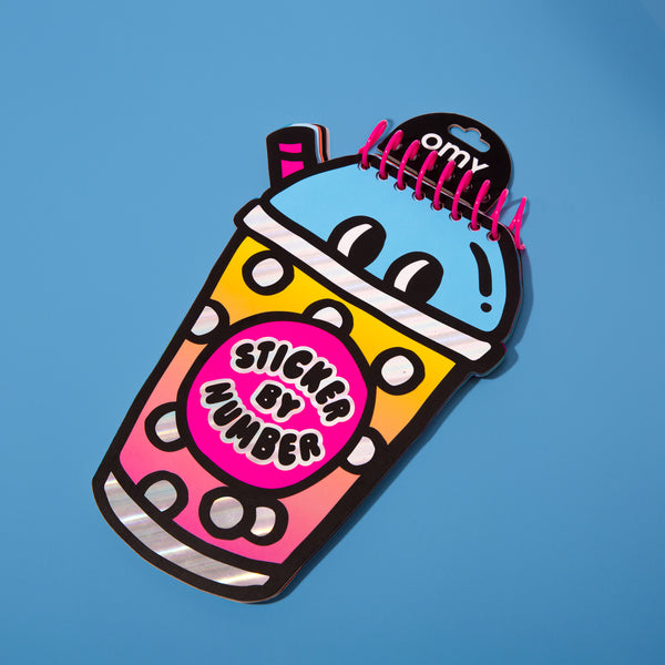 CARNET D'ACTIVITES STICKERS - BUBBLE TEA