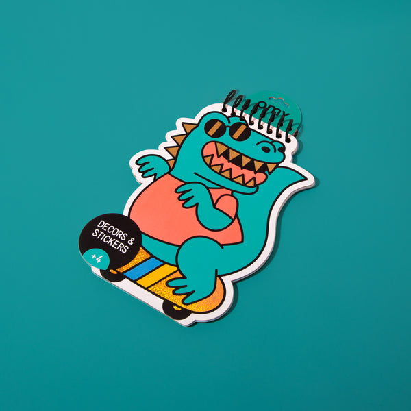 CARNET D'ACTIVITES STICKERS - DINOS