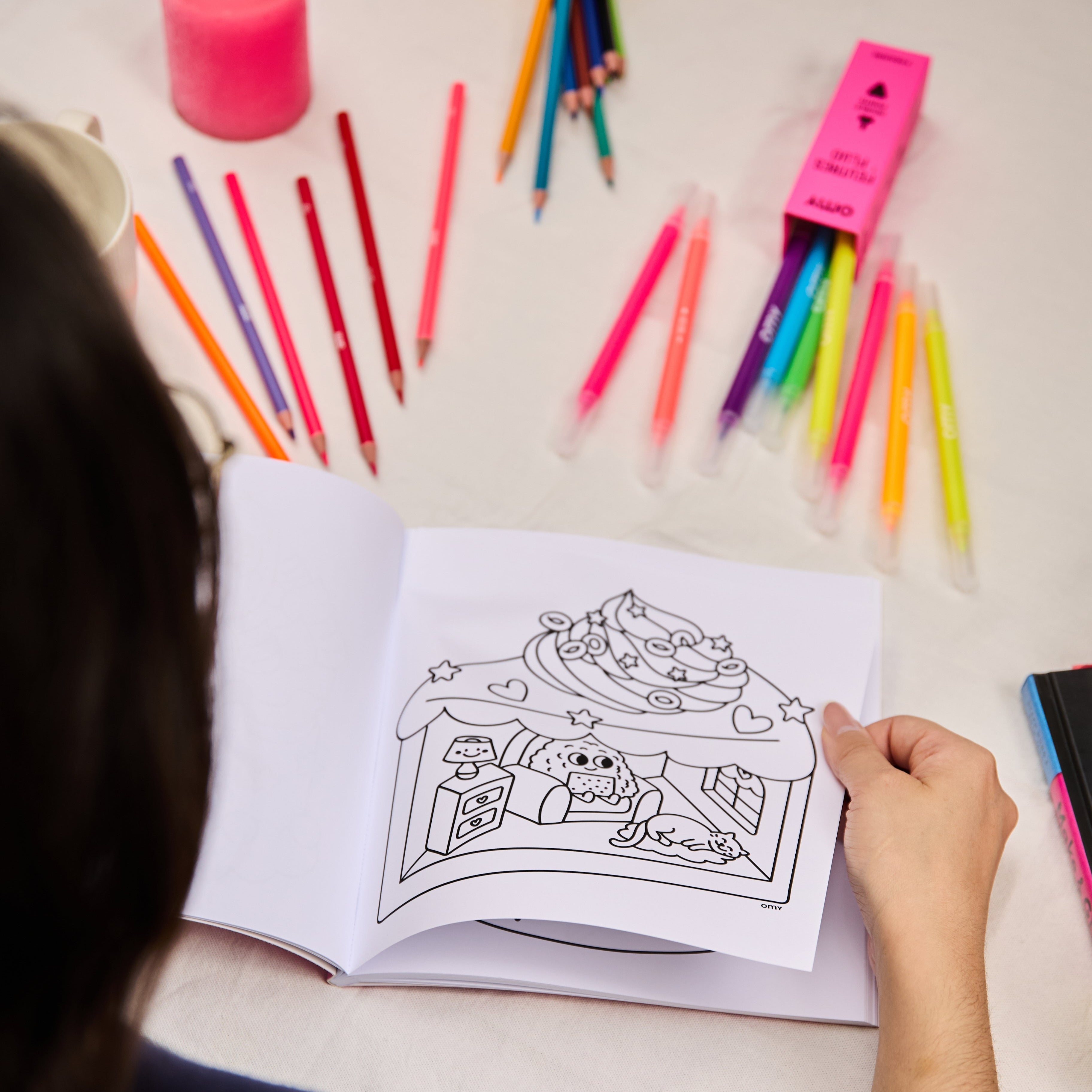 COZY ART COLORING BOOK - KAWAI