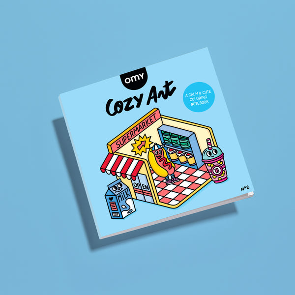 COZY COLORING BOOK - SUPERMARKET