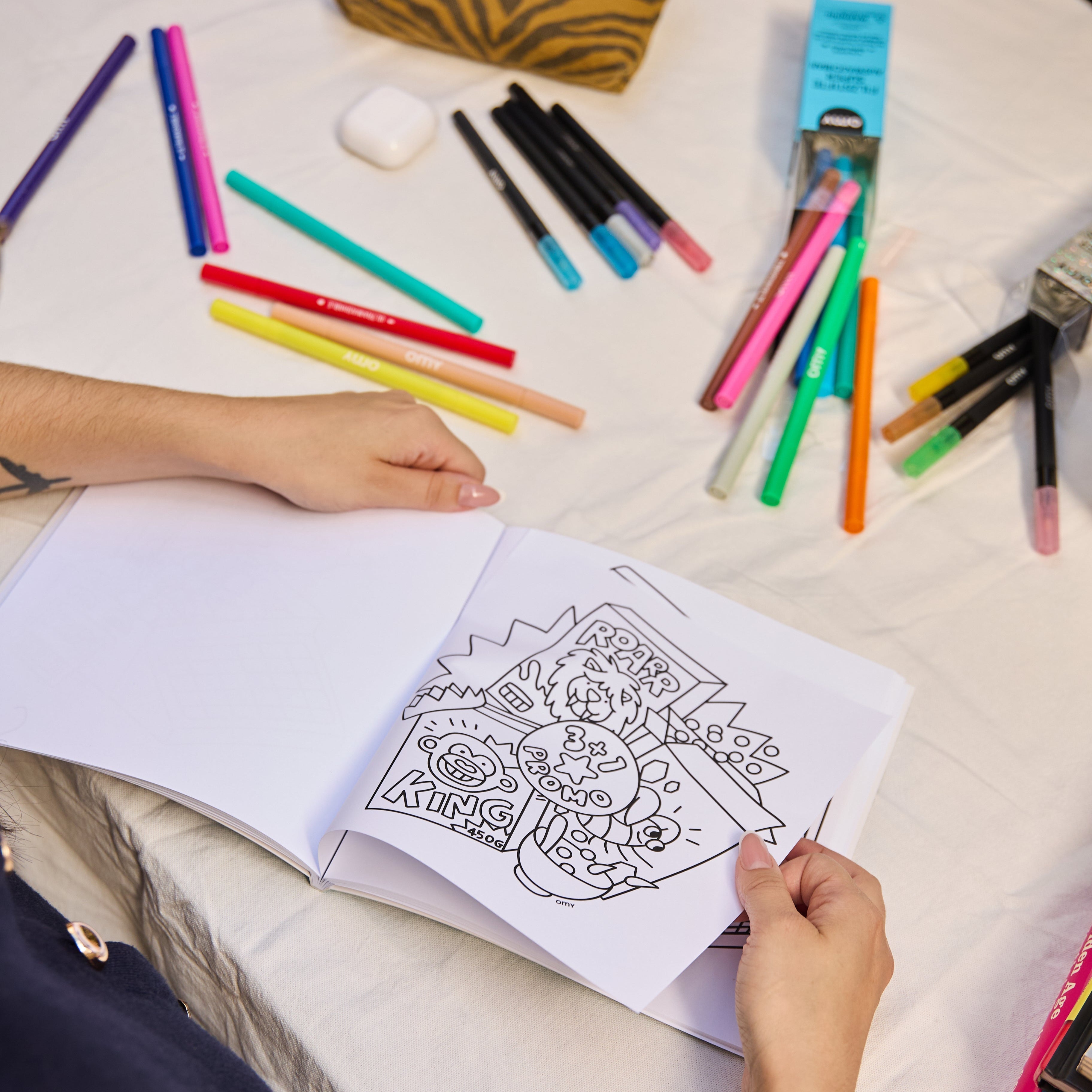 COZY ART COLORING BOOK - SUPERMARKET