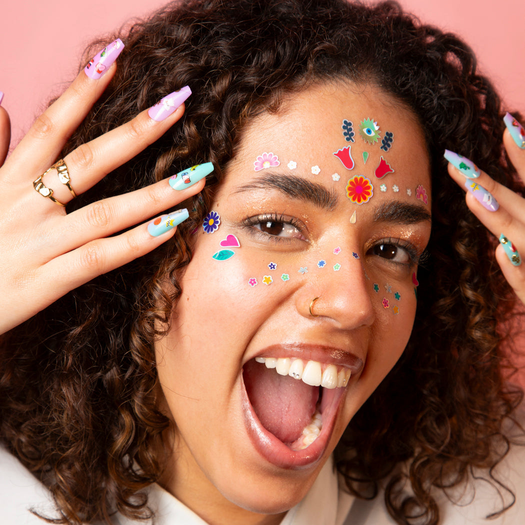 FLOWER - FACE STICKERS