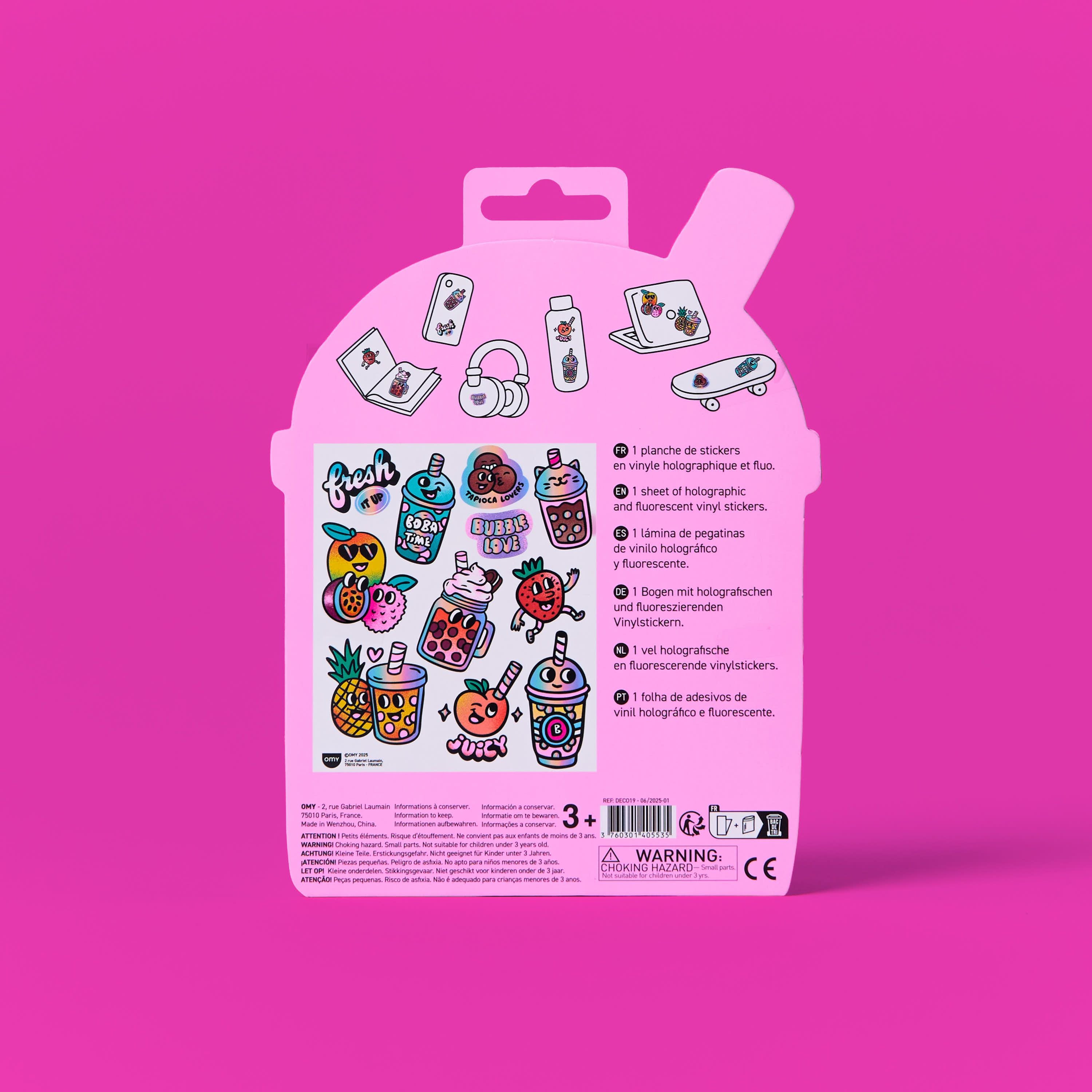 FABULOUS STICKERS - BIG - BUBBLE TEA