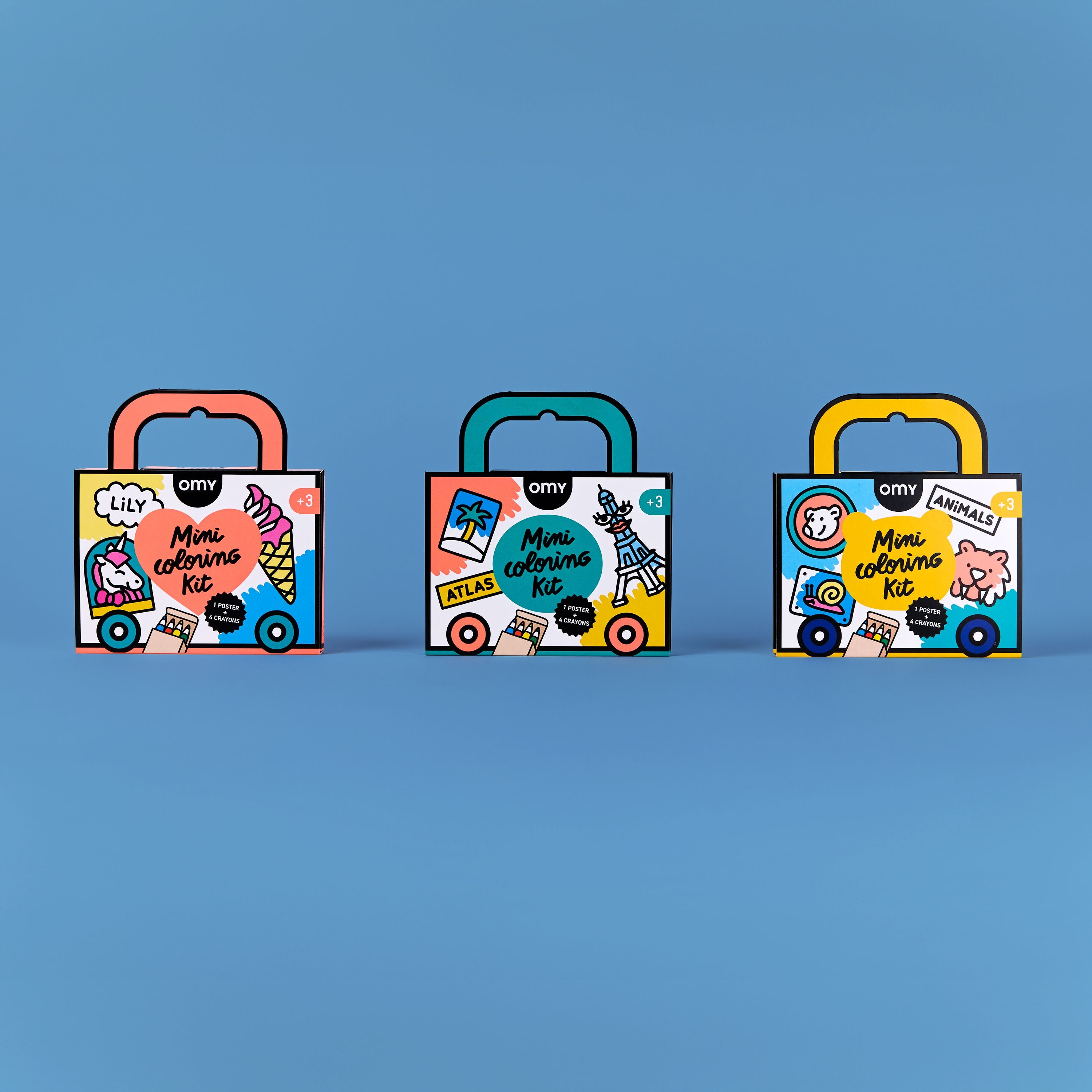 Assortiment de 18 Coloring Pocket + 1 Plv