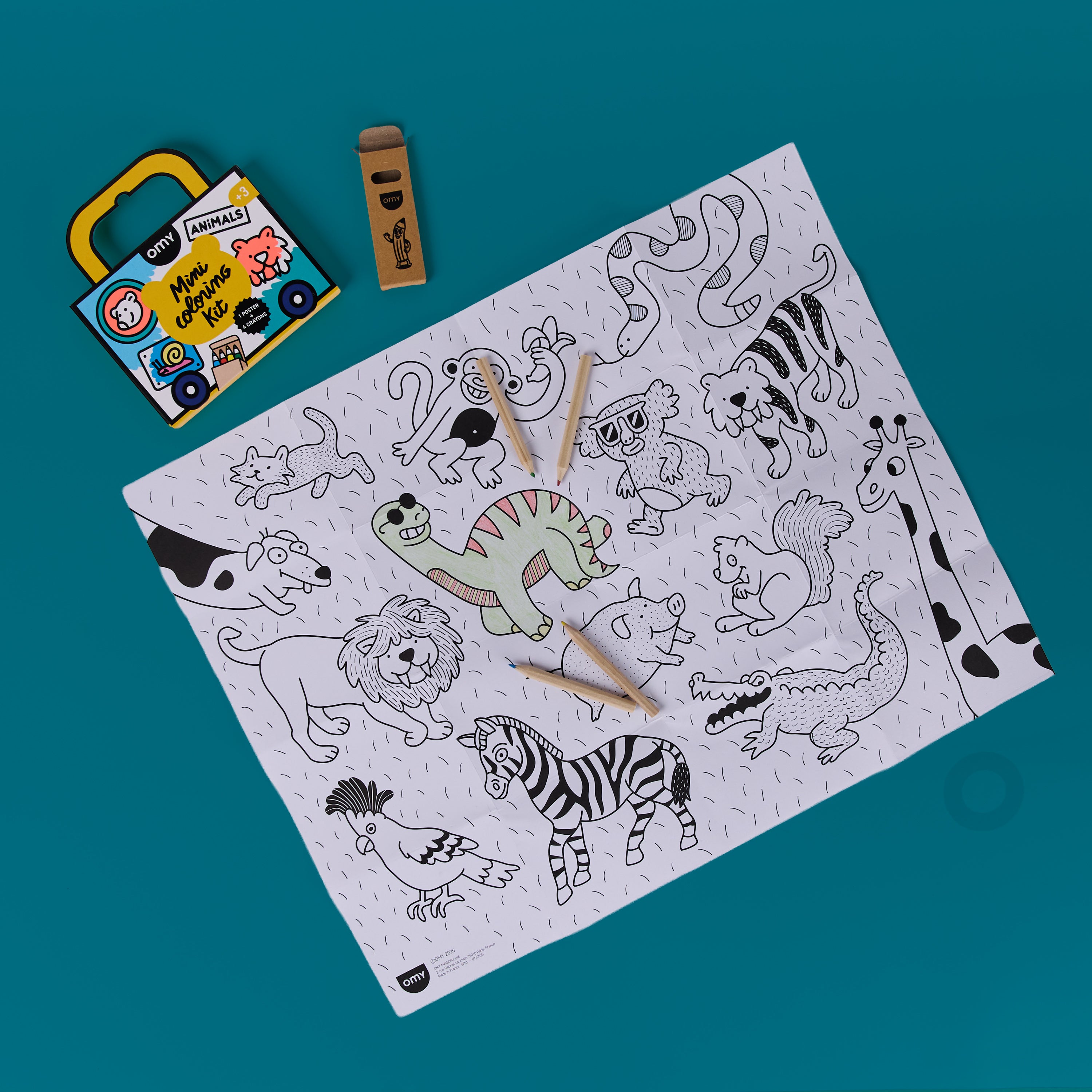 POCKET COLORING - ANIMALS