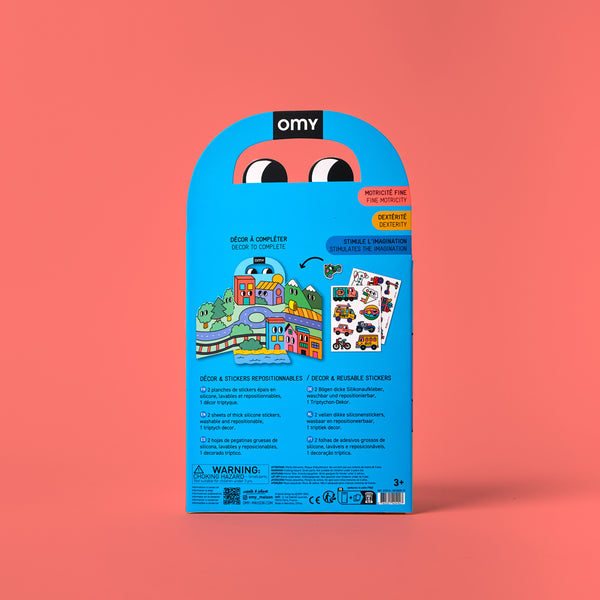 MONTESSORI STICKERS KIT - VROOM VROOM