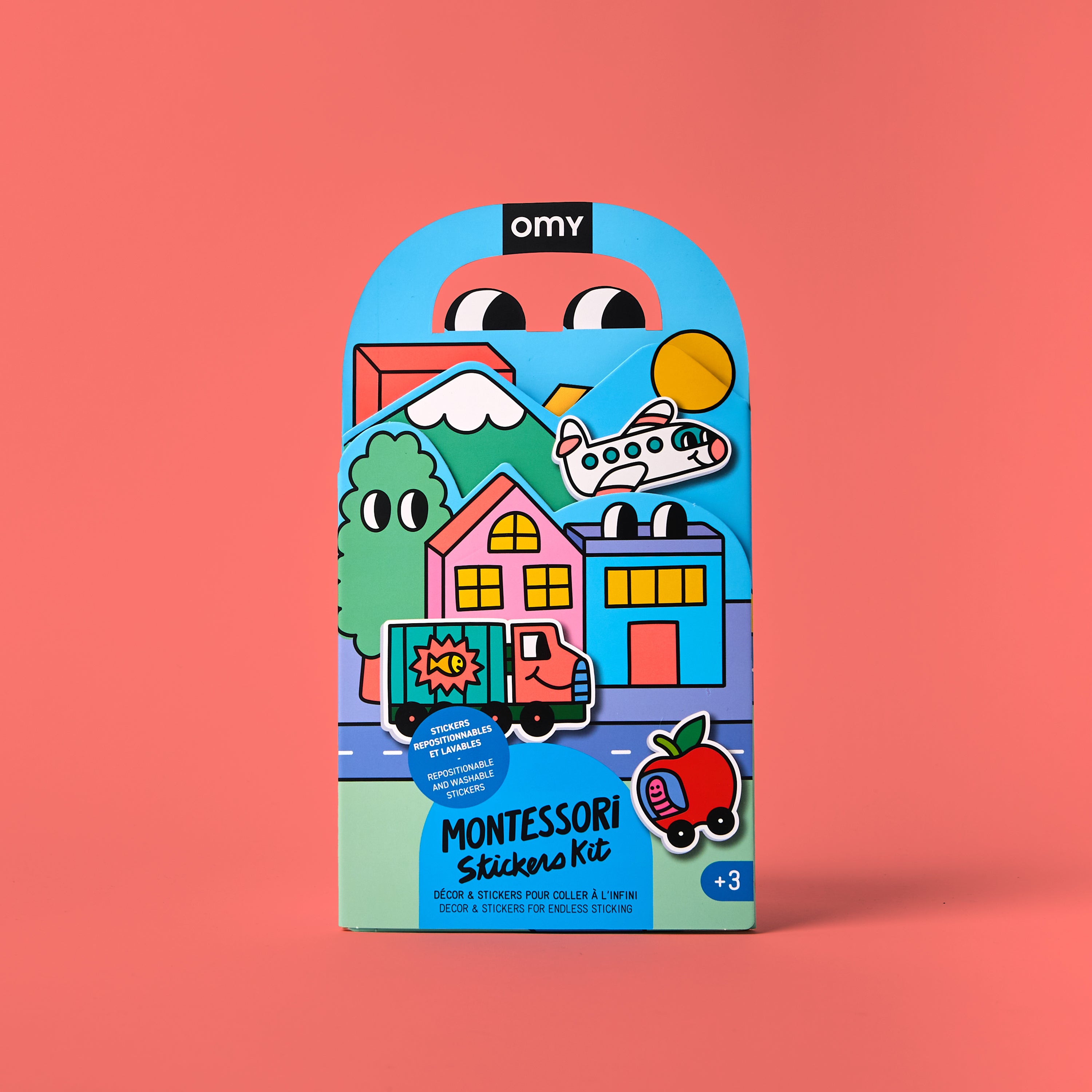 MONTESSORI STICKERS KIT - VROOM VROOM