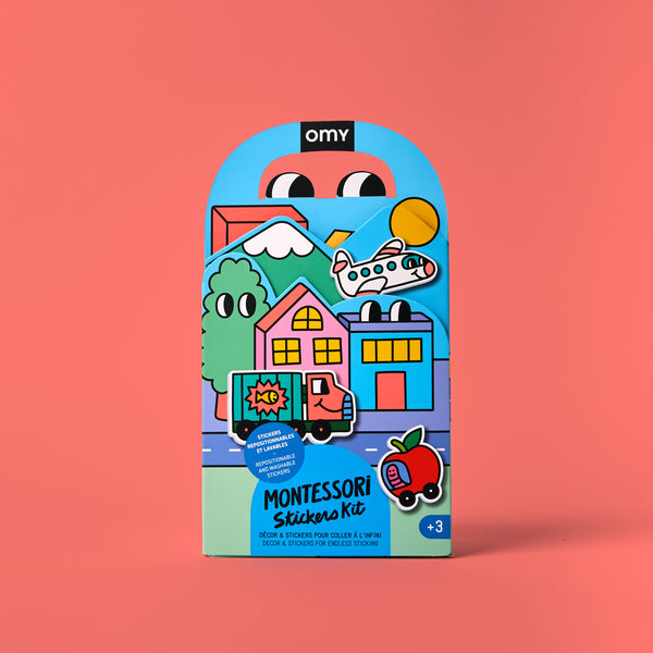 MONTESSORI STICKERS KIT - VROOM VROOM