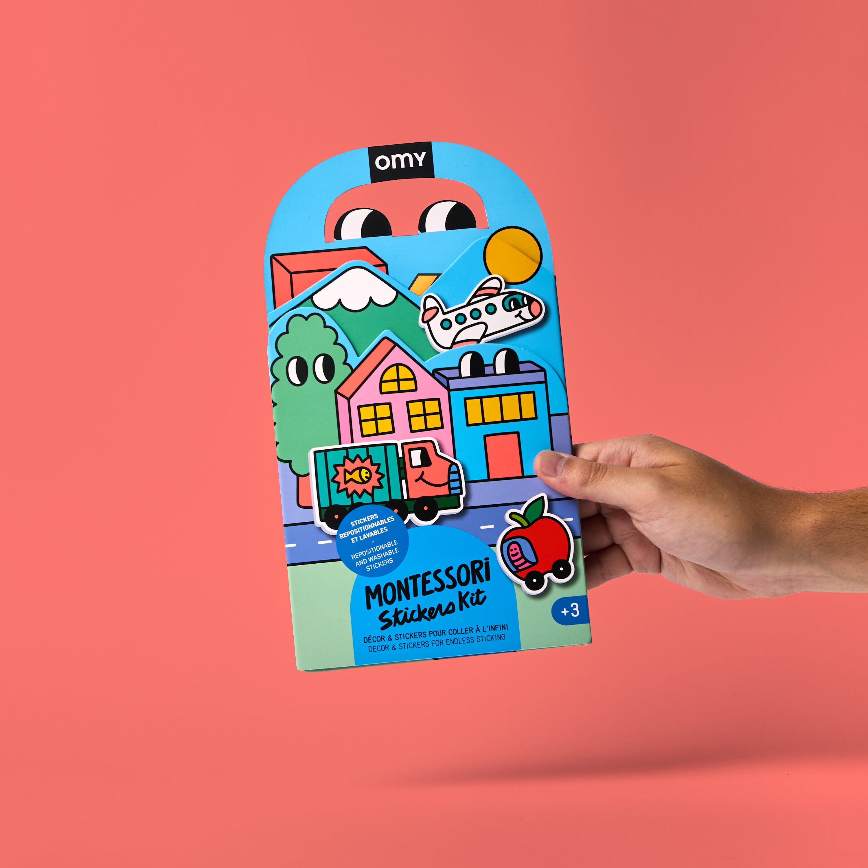MONTESSORI STICKERS KIT - VROOM VROOM