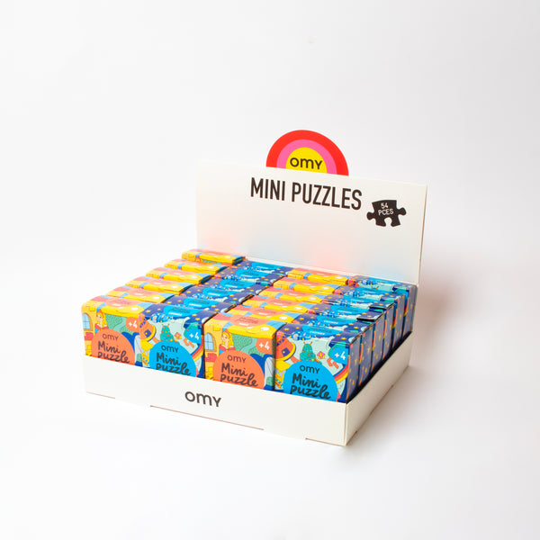 Assortiment de 24 mini puzzles kids