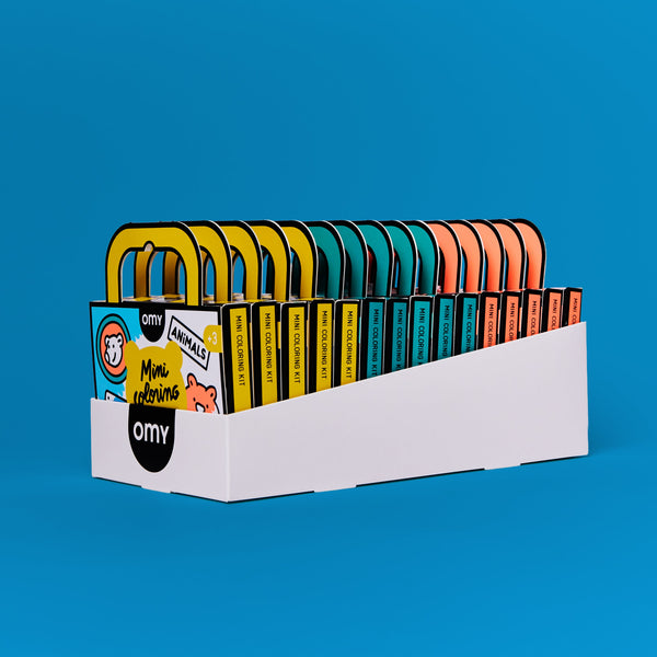 Assortiment de 18 Coloring Pocket + PLV