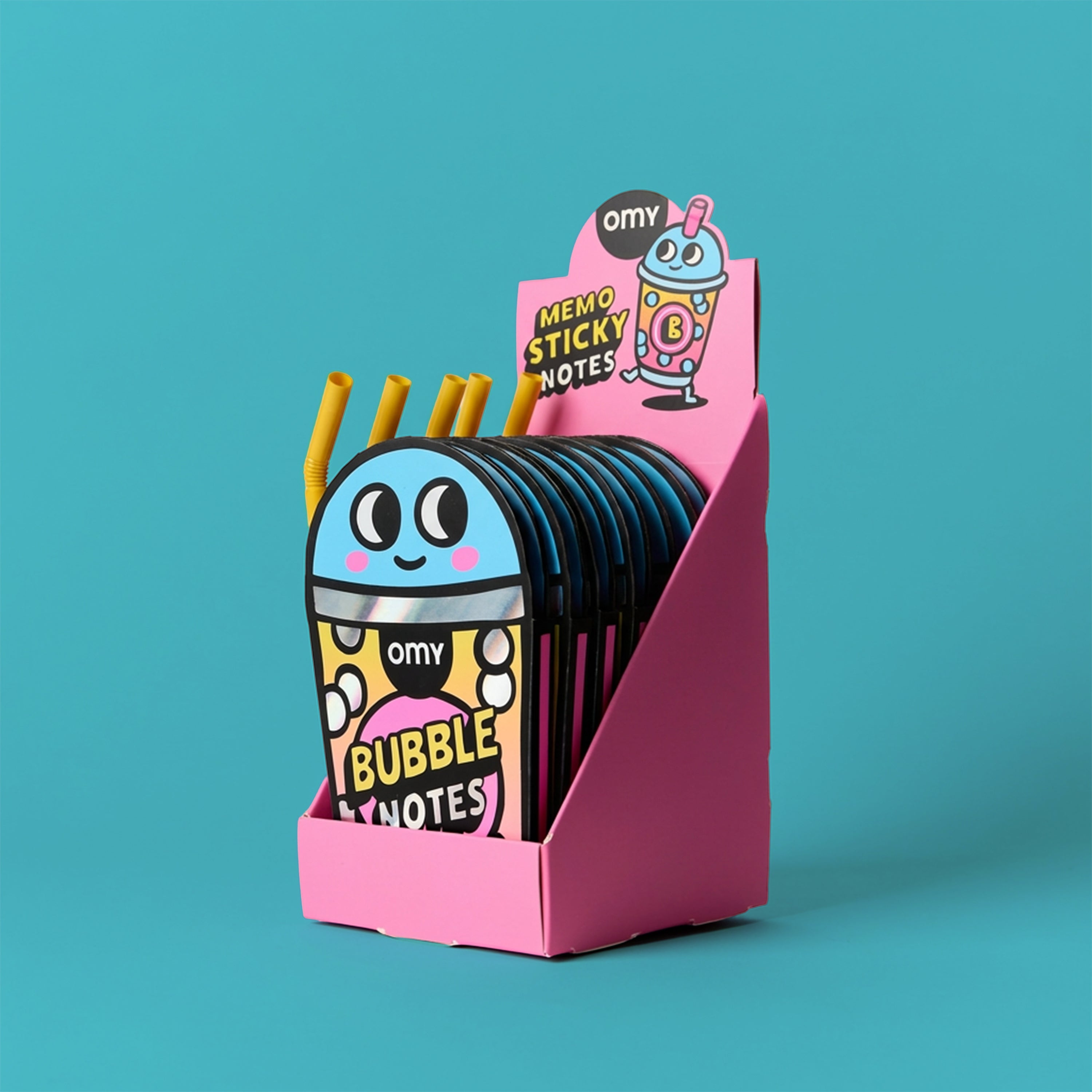 8 STICKY NOTES - BUBBLE