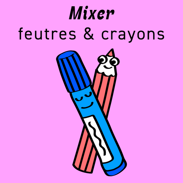 Mix markers &amp; pencils