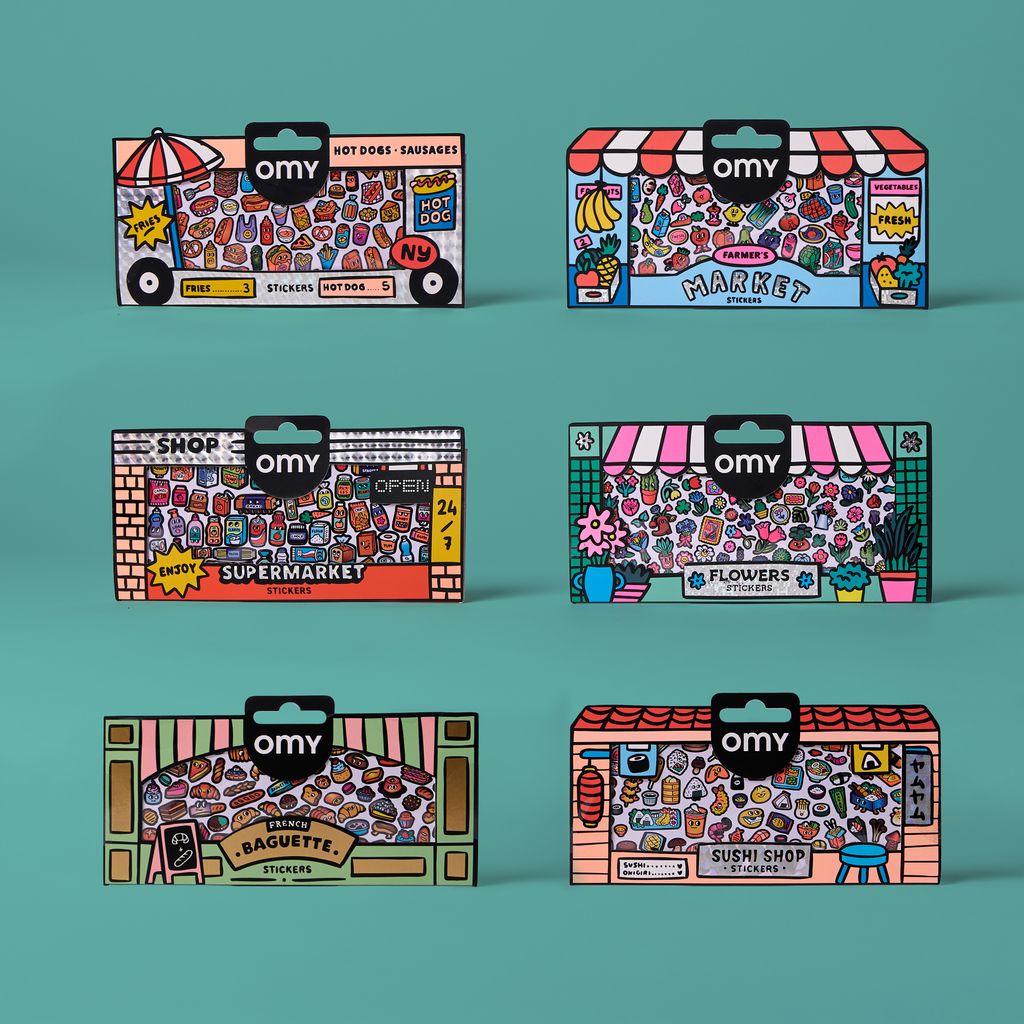 ASSORTMENT 36 FABULOUS STICKERS - BOUTIQUE