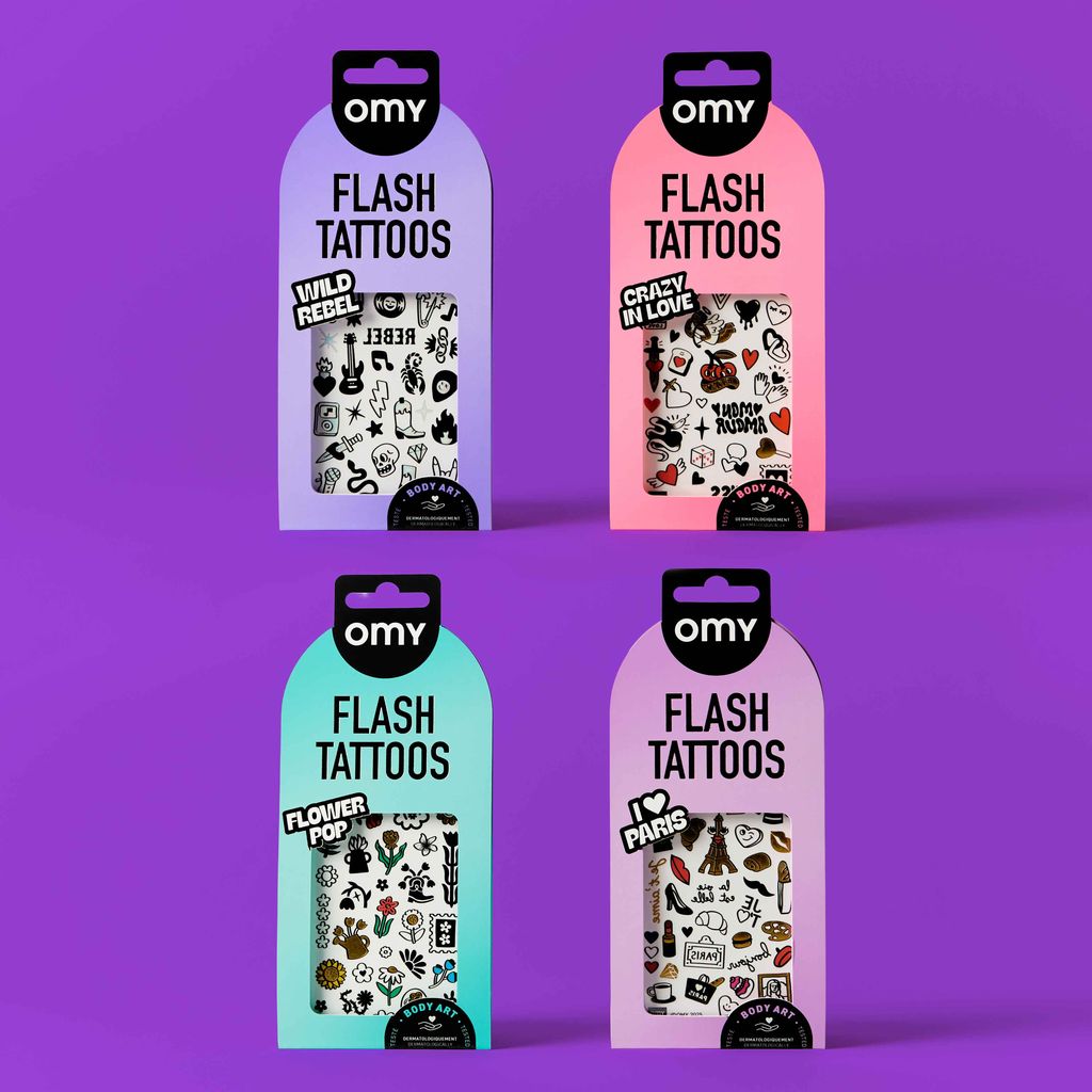 PACK 48 FLASH TATTOOS