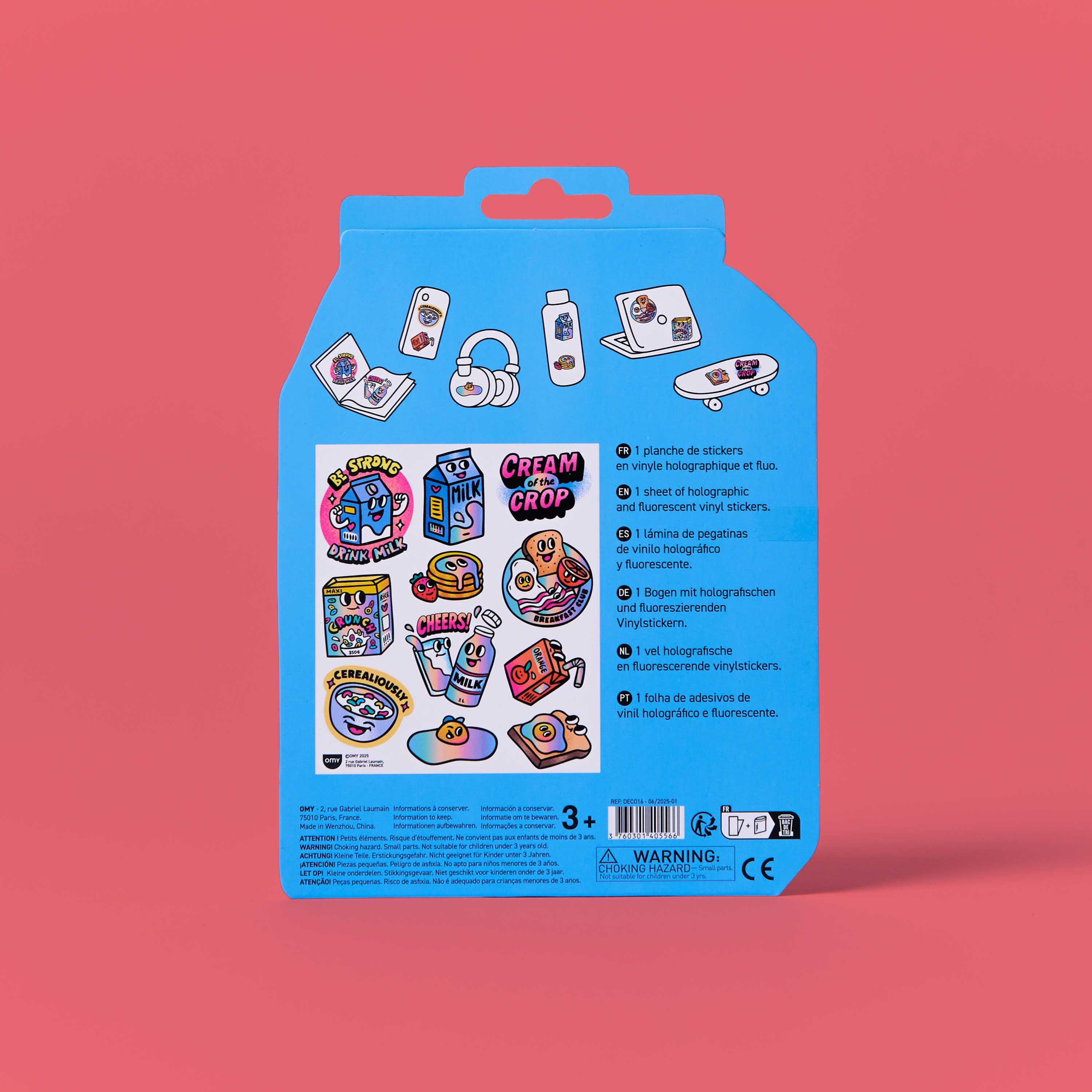 FABULOUS STICKERS - BIG - MILK