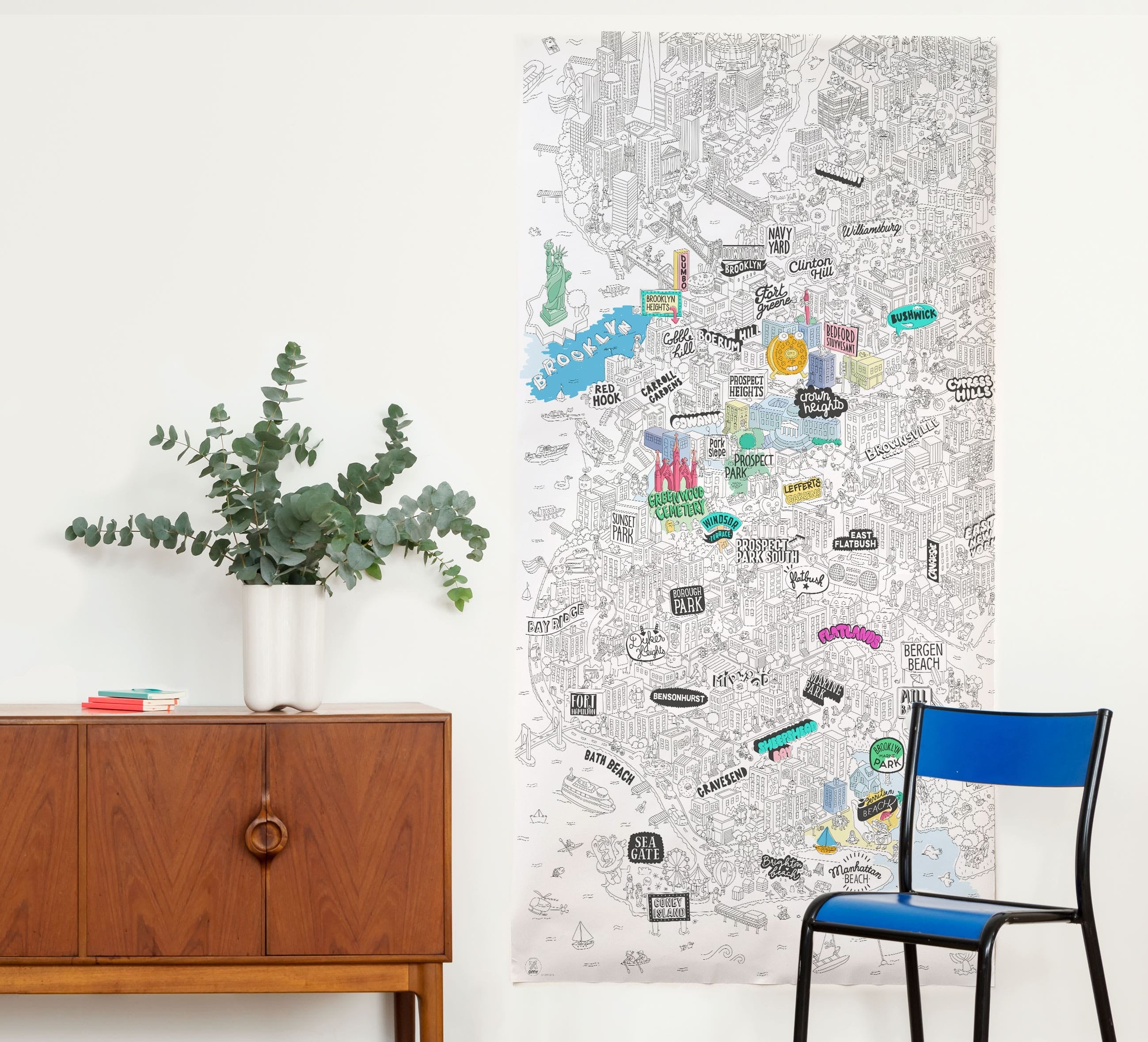 Brooklyn - Coloriage XXL